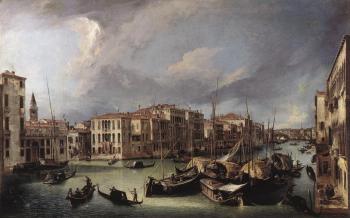 卡納萊托 The Grand Canal with the Rialto Bridge in the Background